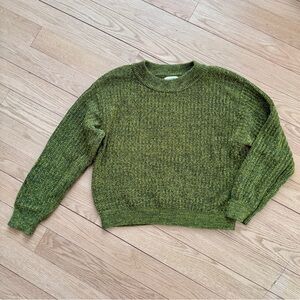Universal Thread Green Crewneck Knit Sweater Women Large